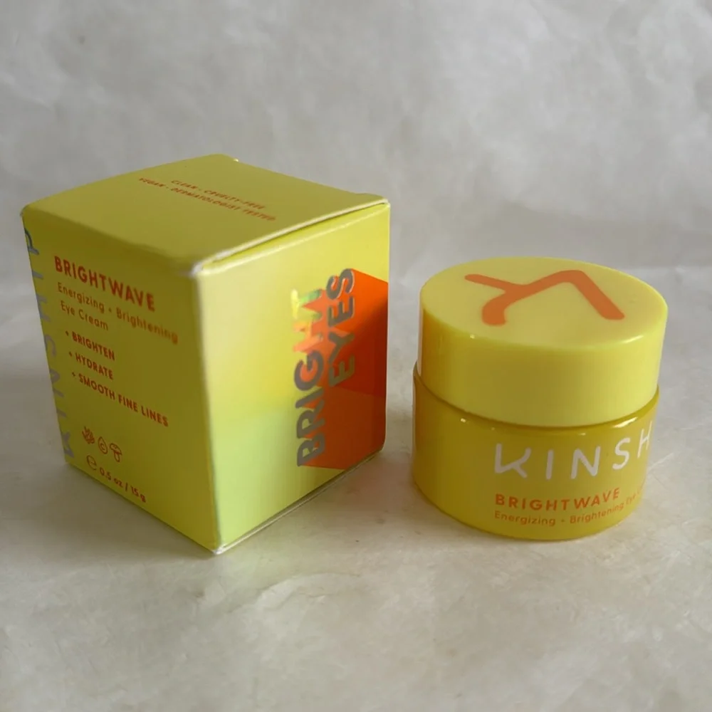KINSHIP Brightwave Vitamin C Energizing + Brightening Eye Cream 0.5oz NIB $38